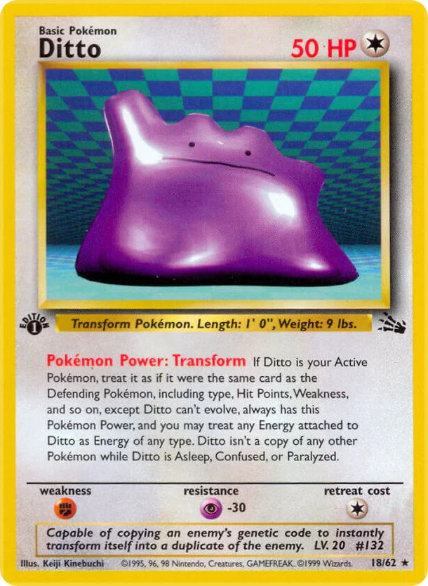 Pokemon TCG: Ditto (18) [FO - 18/62]