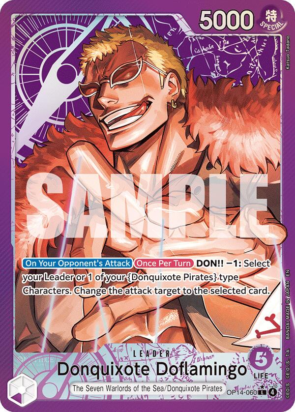One Piece Card Game: Donquixote Doflamingo - OP14-060 (Alternate Art) [OP14 - OP14-060]