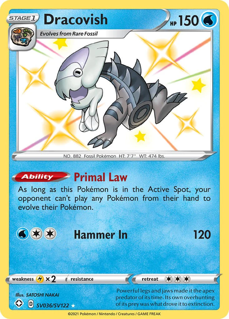 Pokemon TCG: Dracovish [SHFSV - SV036/SV122]