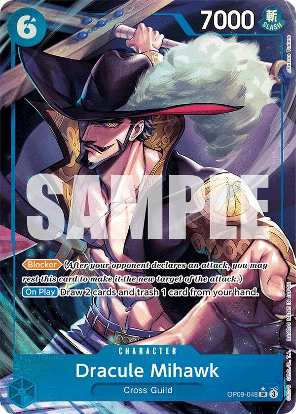 One Piece Card Game: Dracule Mihawk (Parallel) [OP09 - OP09-048]