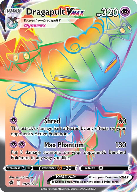 Pokemon TCG: Dragapult VMAX (Secret) [SWSH02 - 197/192]
