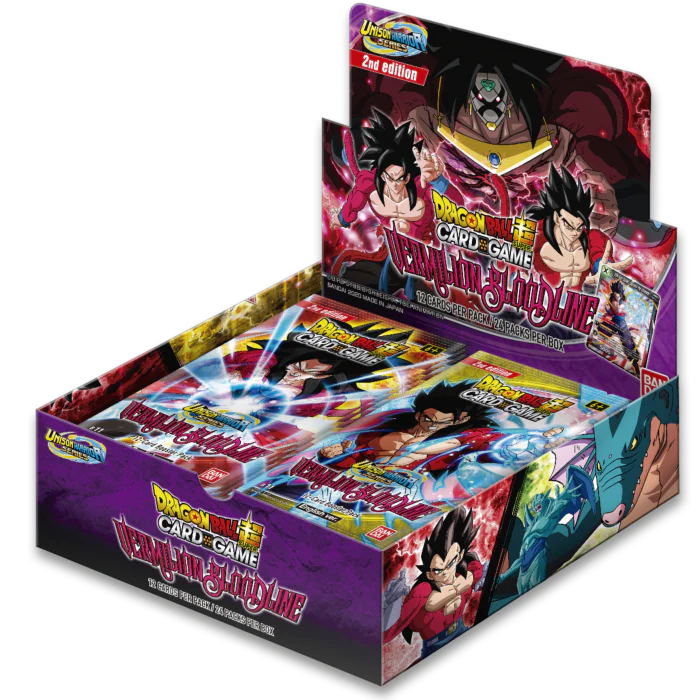 Dragon Ball Super - Vermilion Bloodline Card Game 2nd Edition Booster Box (24 Packs)