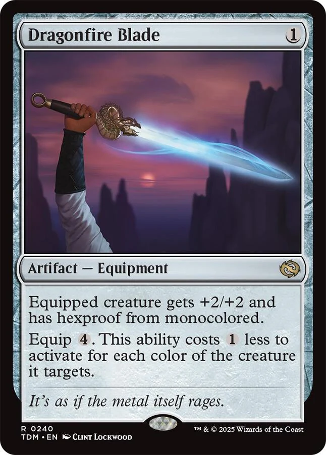 Magic: The Gathering - Dragonfire Blade [TDM - 240]