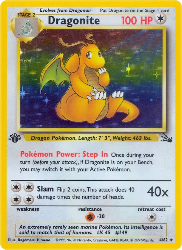 Pokemon TCG: Dragonite (4) [FO - 04/62]