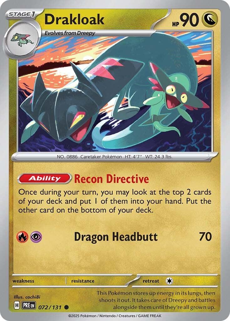 Pokemon TCG: Drakloak [PRE - 072/131]