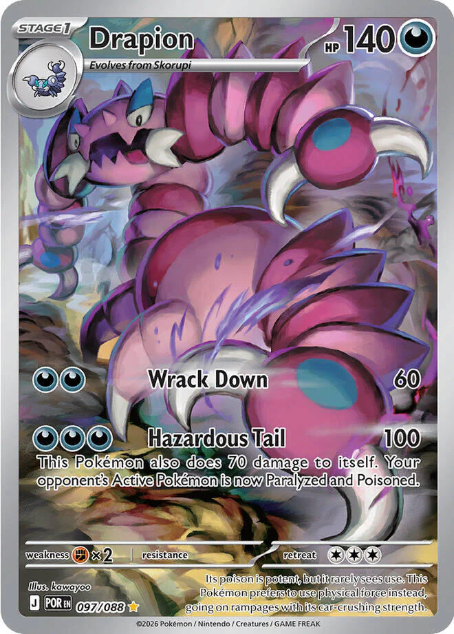 Pokemon TCG: Drapion - 097/088 [POR - 097/088]
