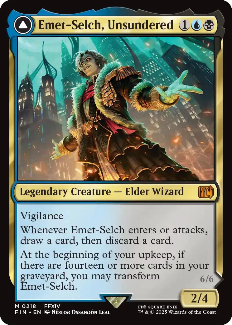Magic: The Gathering - Emet-Selch, Unsundered [FIN - 218]
