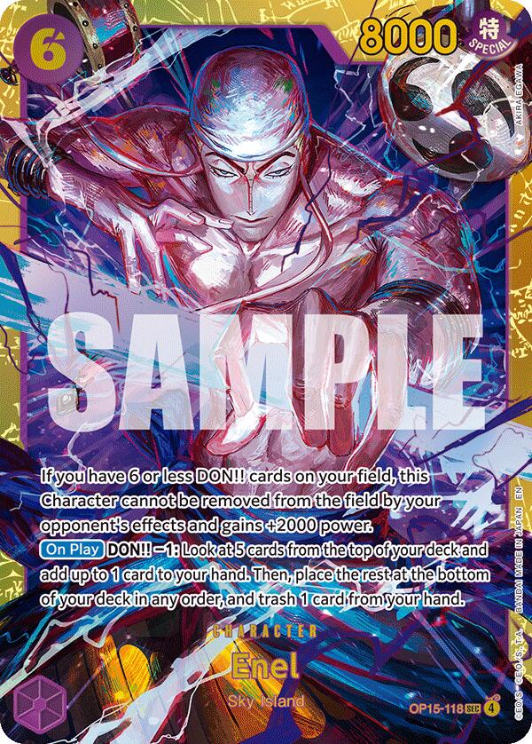 One Piece Card Game: Enel (OP15-118) [OP15-EB04 - OP15-118]