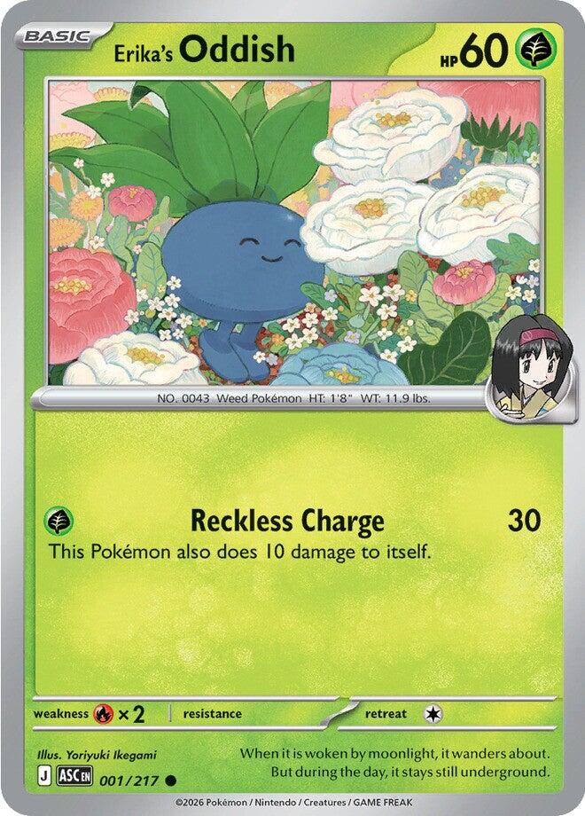 Pokemon TCG: Erika's Oddish [ASC - 001/217]