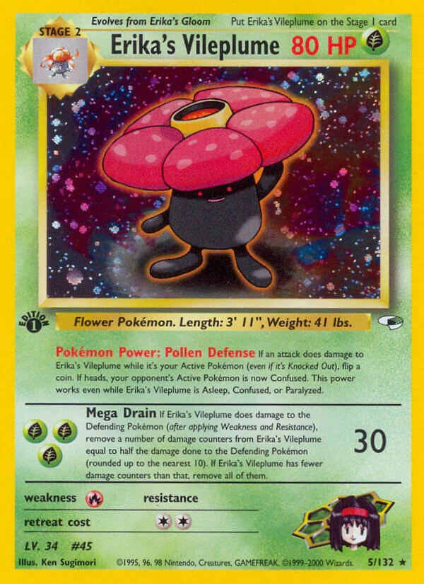 Pokemon TCG: Erika's Vileplume [G1 - 005/132]