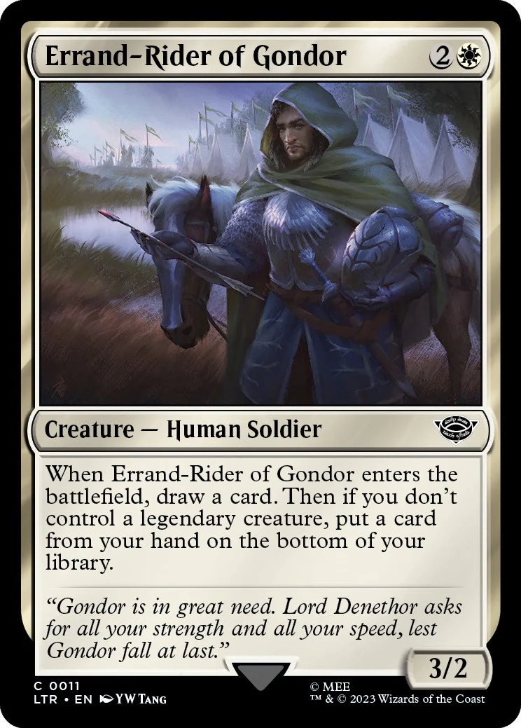 Magic: The Gathering - Errand-Rider of Gondor [LTR - 11]