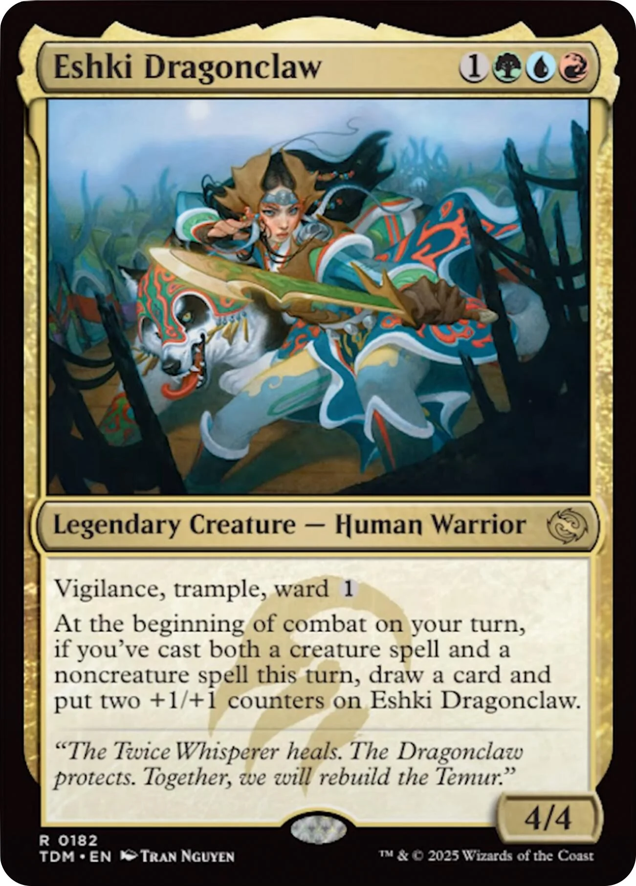 Magic: The Gathering - Eshki Dragonclaw [TDM - 182]