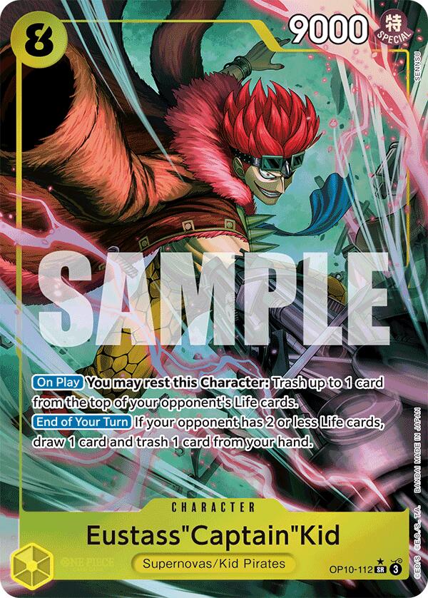 One Piece Card Game: Eustass"Captain"Kid (112) (Parallel) [OP10 - OP10-112]