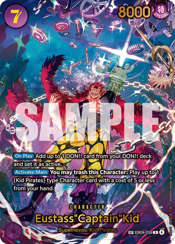 One Piece Card Game: Eustass"Captain"Kid - EB04-039 (SP) [OP14 - EB04-039]