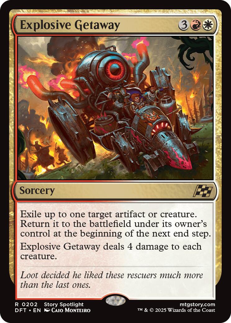 Magic: The Gathering -  Explosive Getaway [DFT - 202]