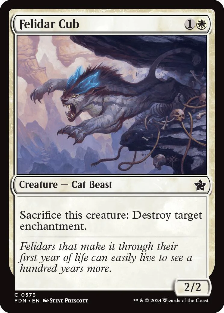 Magic: The Gathering - Felidar Cub [FDN - 573]