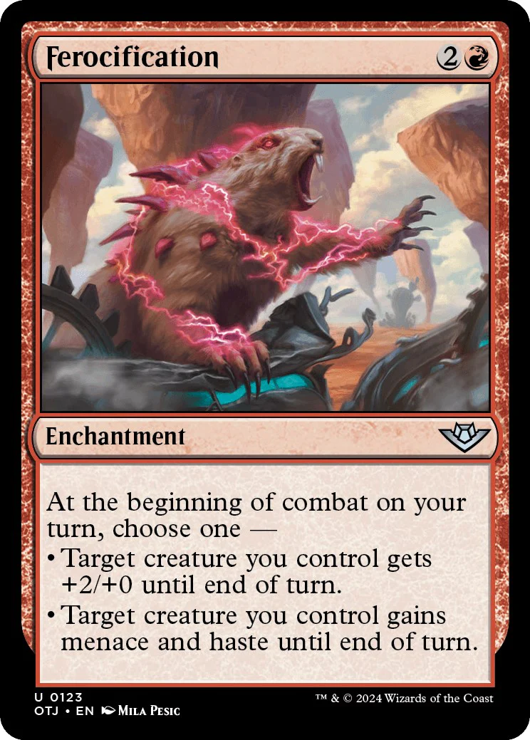 Magic: The Gathering - Ferocification [OTJ - 123]