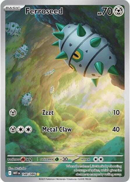 Pokemon TCG: Ferroseed - 148/086 [WHT - 148/086]