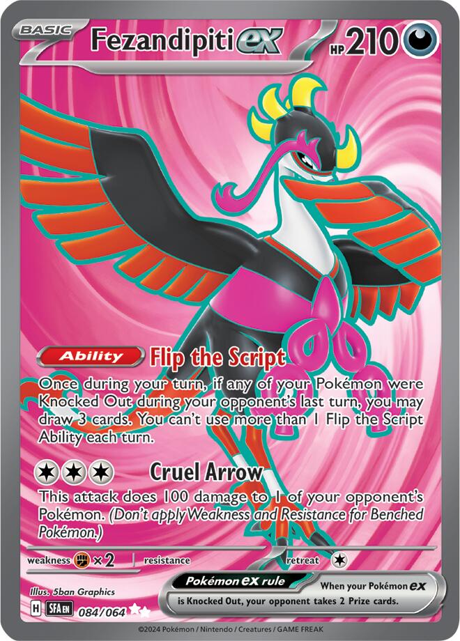 Pokemon TCG: Fezandipiti ex - 084/064 [SFA - 084/064]