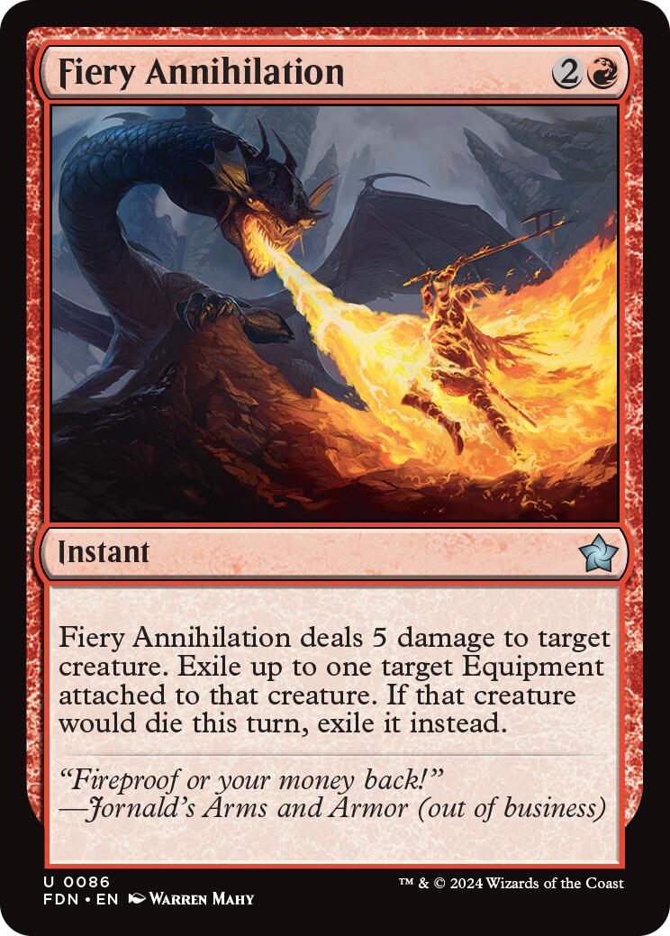 Magic: The Gathering - Fiery Annihilation [FDN - 86]