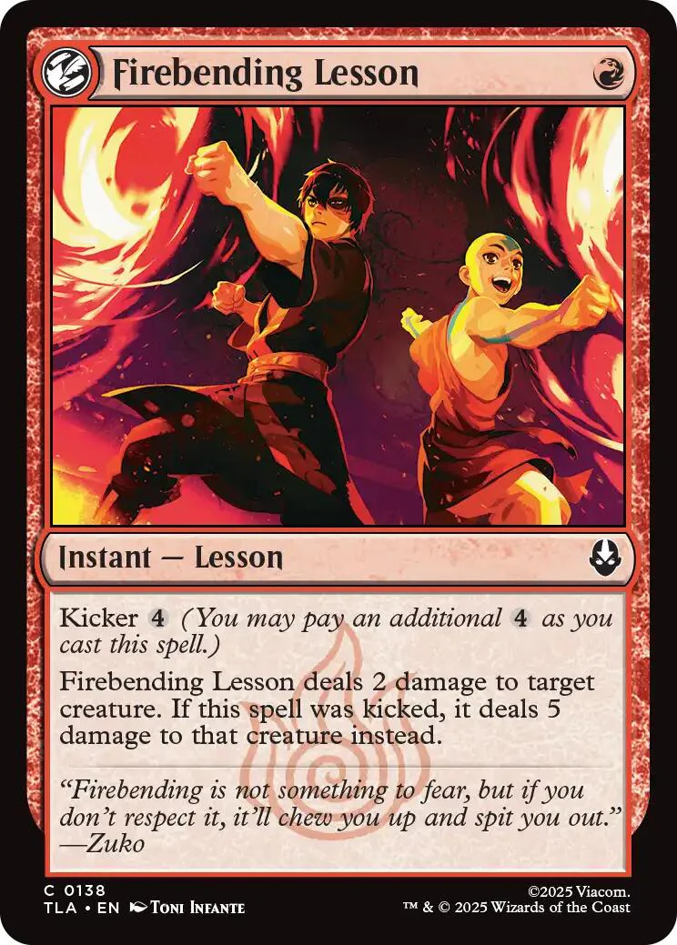 Magic: The Gathering - Firebending Lesson [TLA - 138]