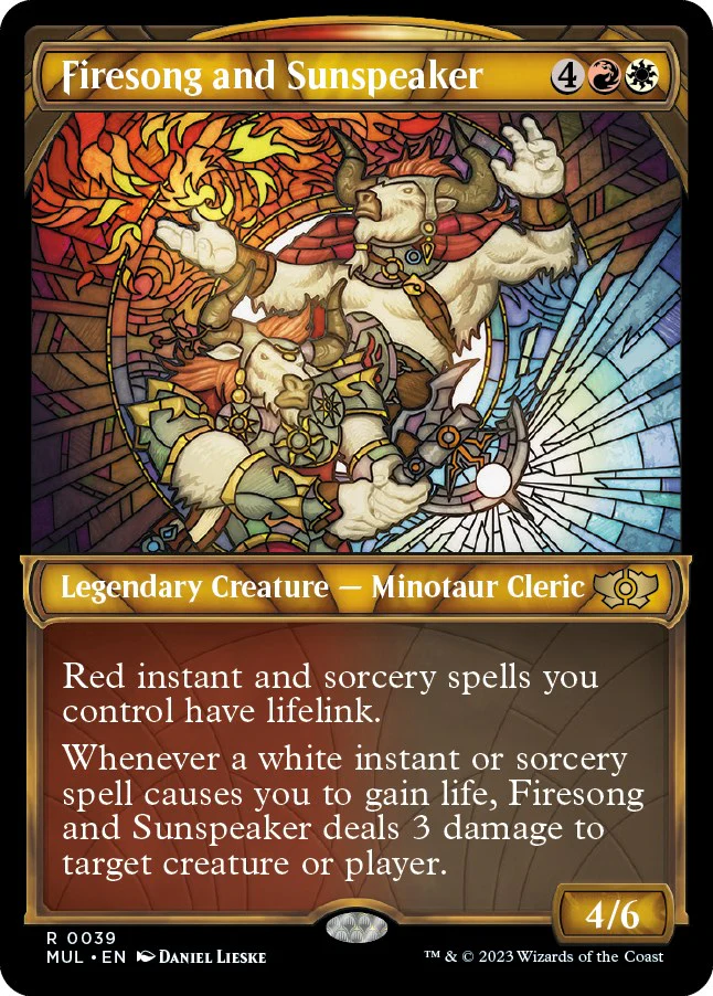 Magic: The Gathering -  Firesong and Sunspeaker [MUL - 39]