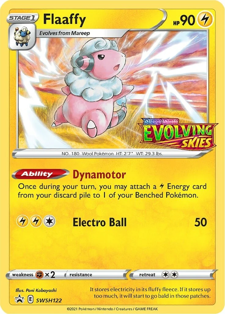 Pokemon TCG: Flaaffy - SWSH122 (Prerelease) [SWSD - SWSH122]