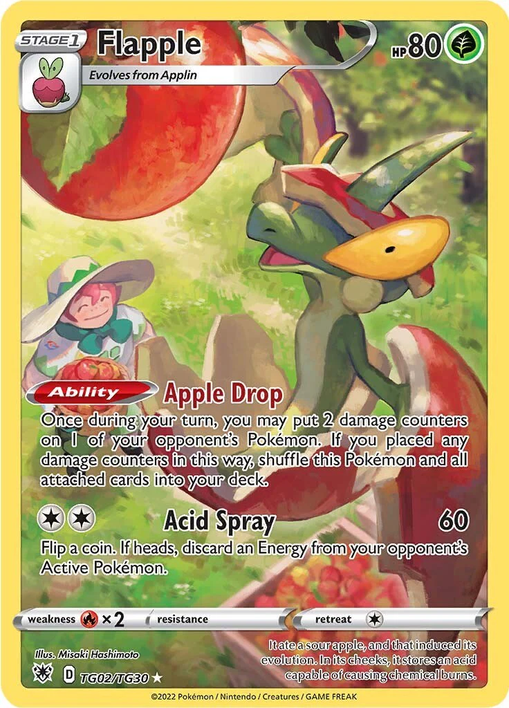 Pokemon TCG: Flapple [SWSH10:TG - TG02/TG30]