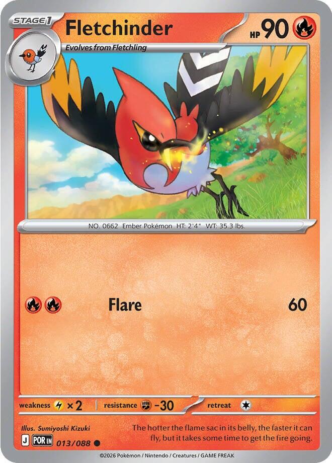 Pokemon TCG: Fletchinder [ME03 - 013/088]