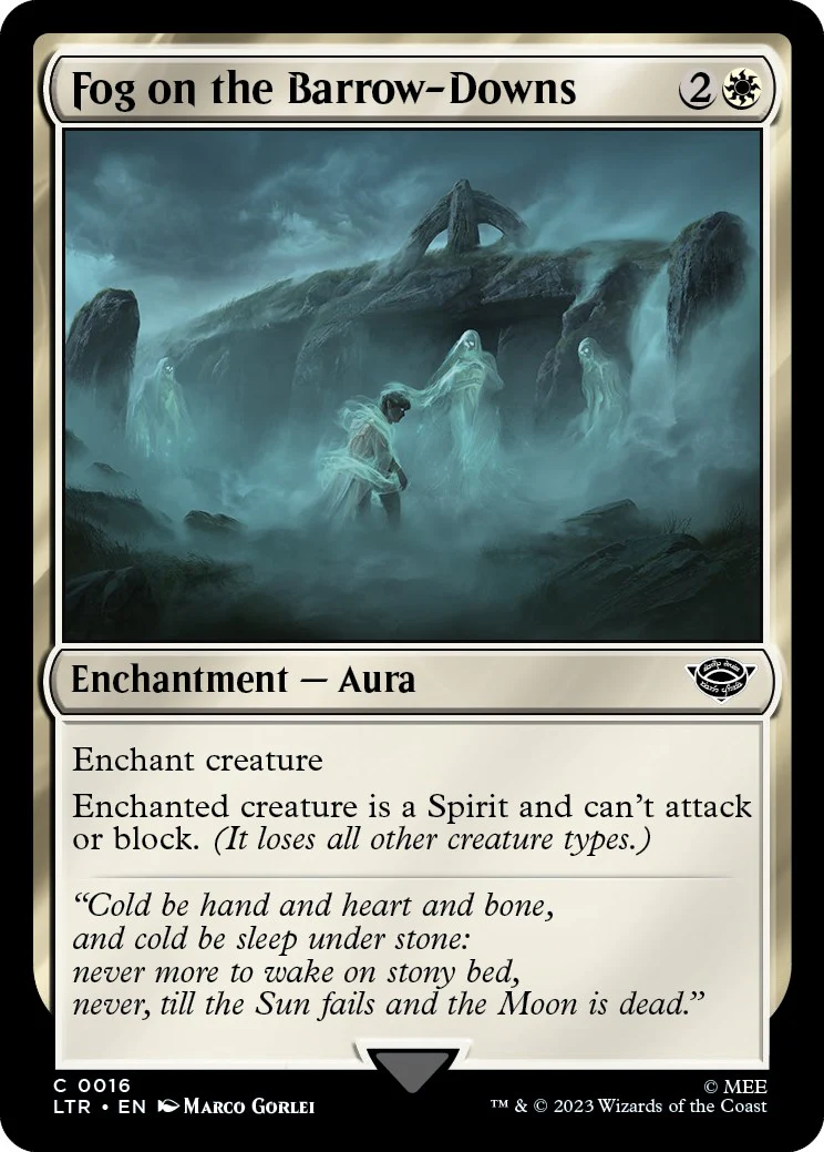Magic: The Gathering - Fog on the Barrow-Downs [LTR - 16]