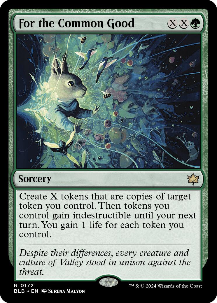 Magic: The Gathering -  For the Common Good [BLB - 172]