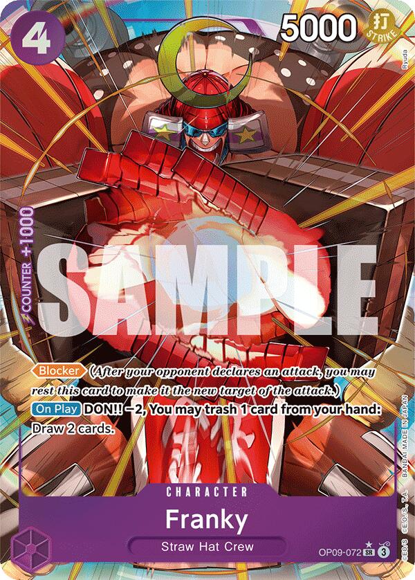 One Piece Card Game: Franky (Parallel) [OP09 - OP09-072]