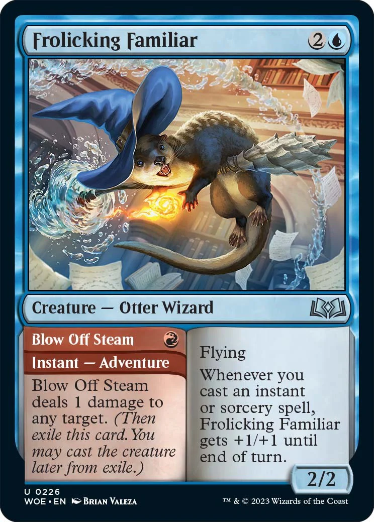 Magic: The Gathering - Frolicking Familiar [WOE - 226]
