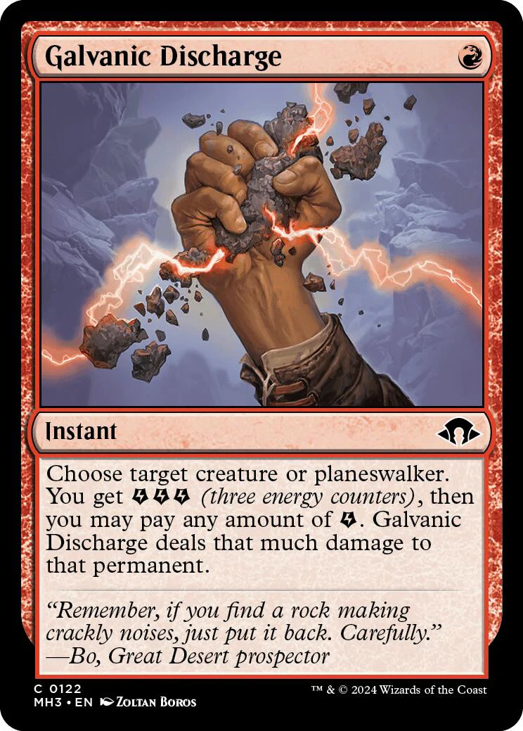 Magic: The Gathering - Galvanic Discharge [MH3 - 122]