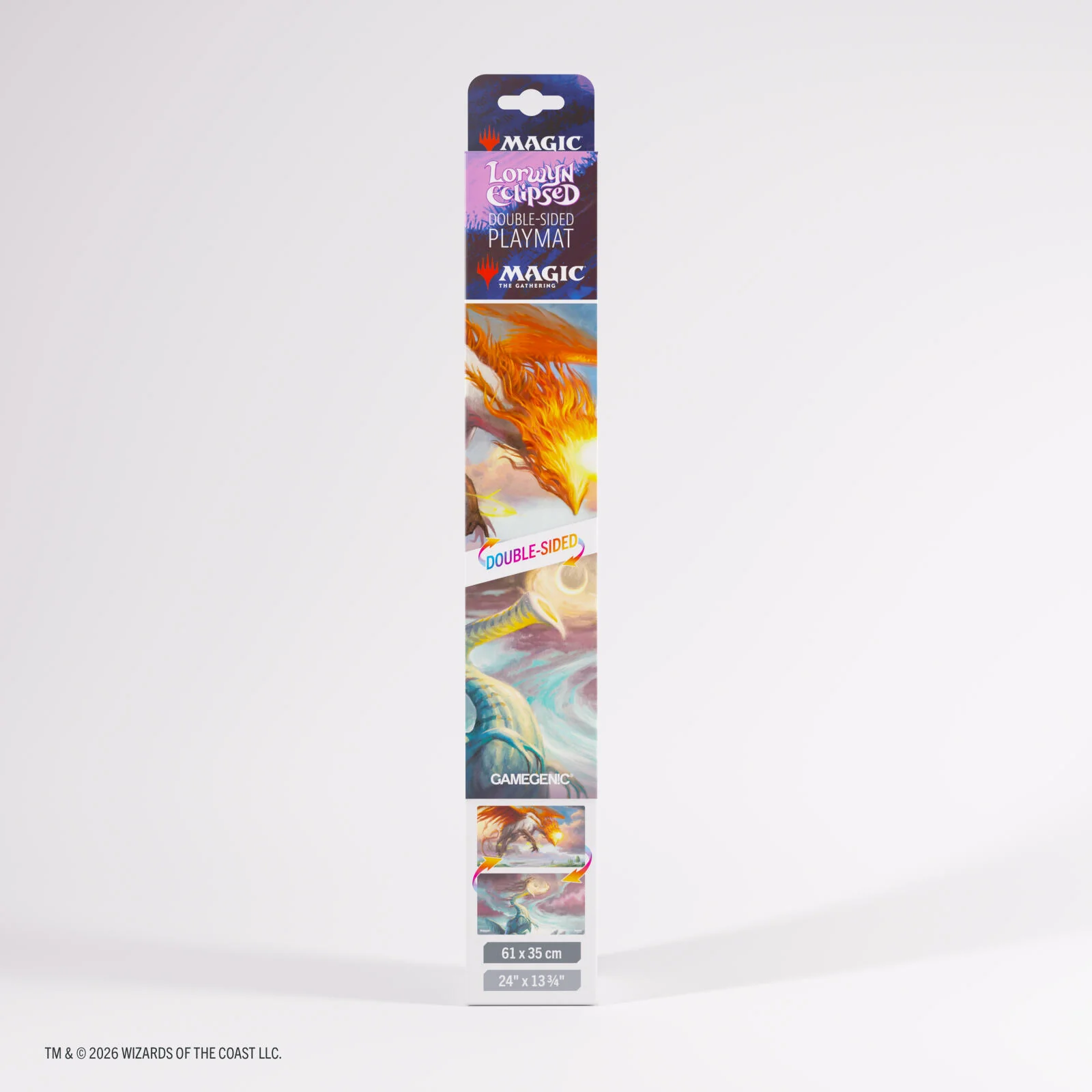 Gamegenic - Magic: The Gathering Lorwyn Eclipsed Double-sided Playmat - Eirdu, Carrier of Dawn/Isilu, Carrier of Twilight (61cm x 35cm) - Image 4