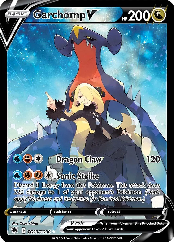 Pokemon TCG: Garchomp V [SWSH10:TG - TG23/TG30]