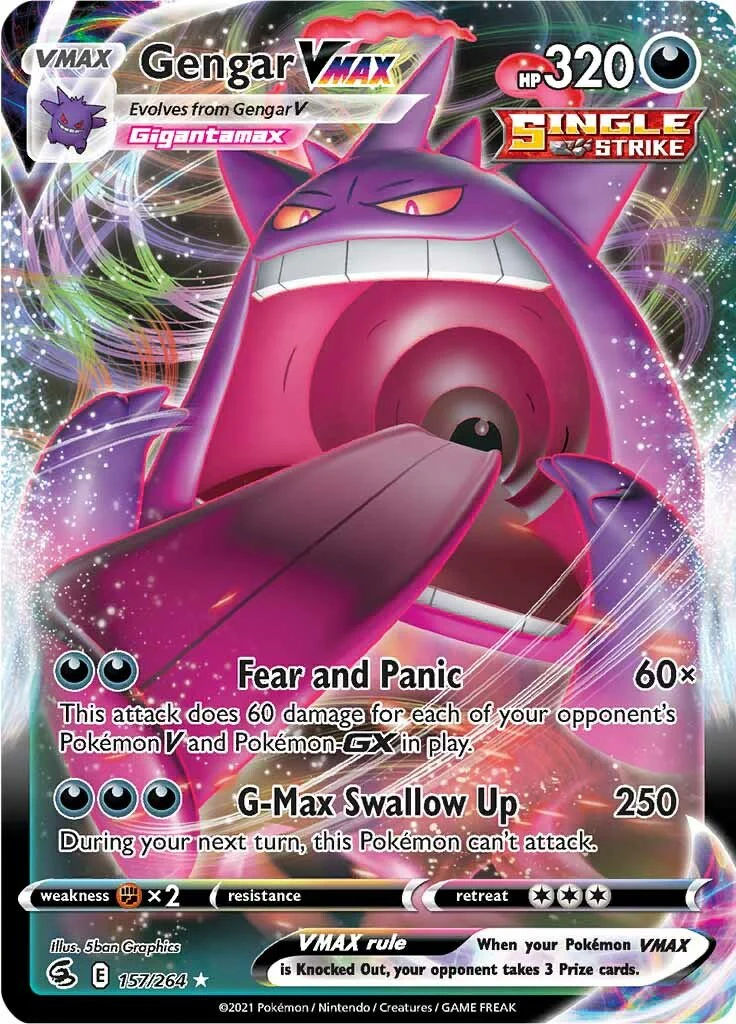 Pokemon TCG: Gengar VMAX [SWSH08 - 157/264]