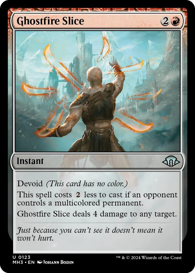 Magic: The Gathering - Ghostfire Slice [MH3 - 123]