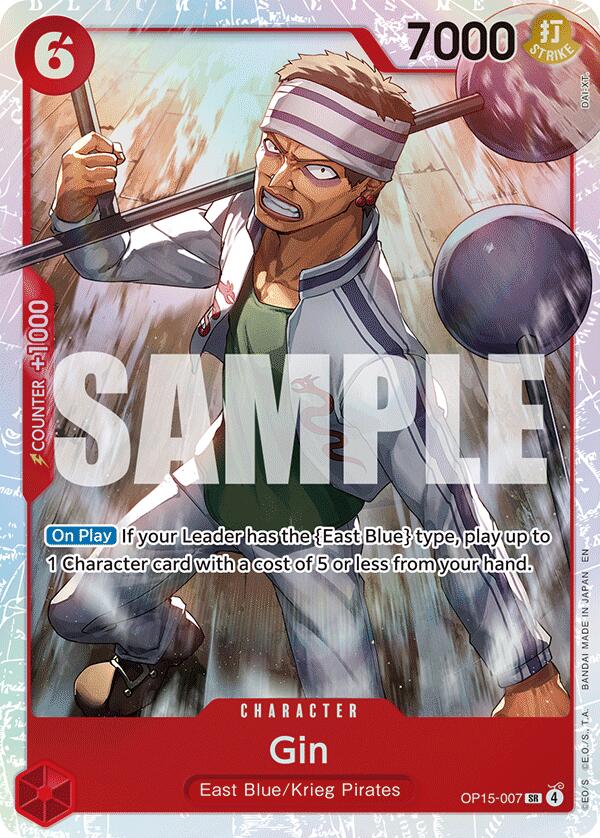One Piece Card Game: Gin [OP15-EB04 - OP15-007]