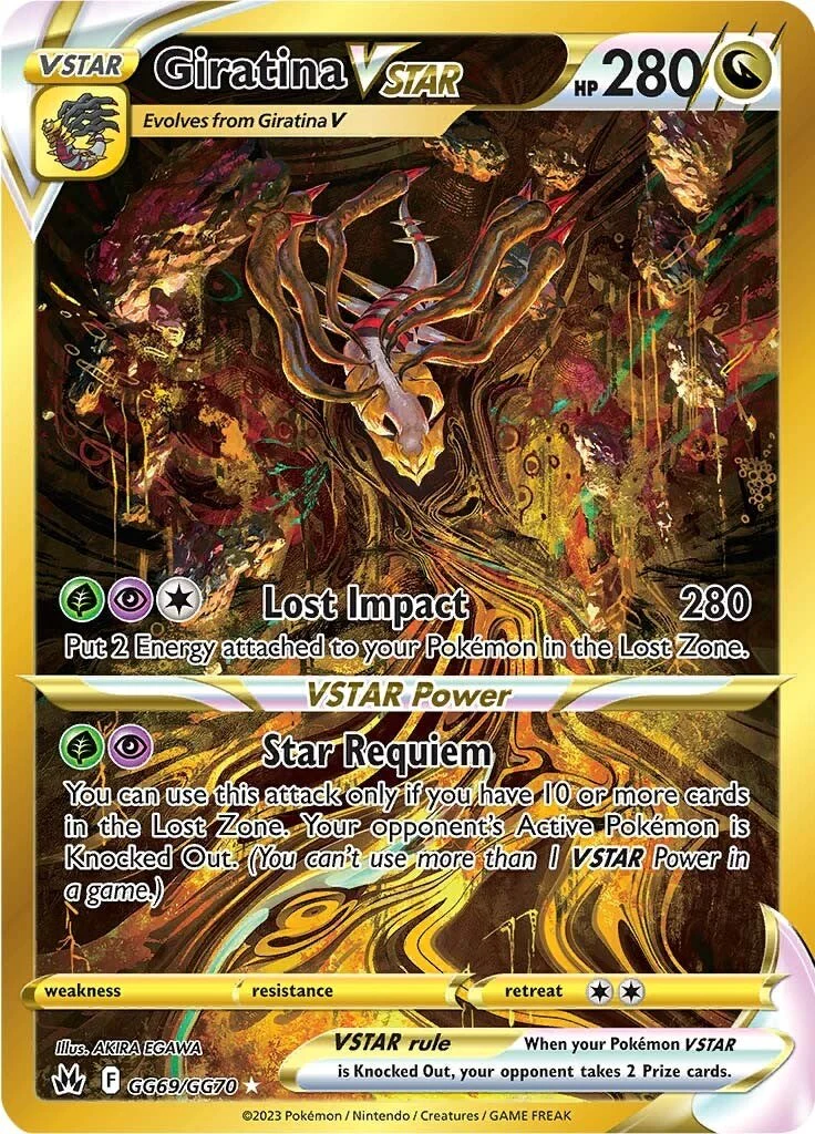 Pokemon TCG: Giratina VSTAR (Secret) [CRZ:GG - GG69/GG70]