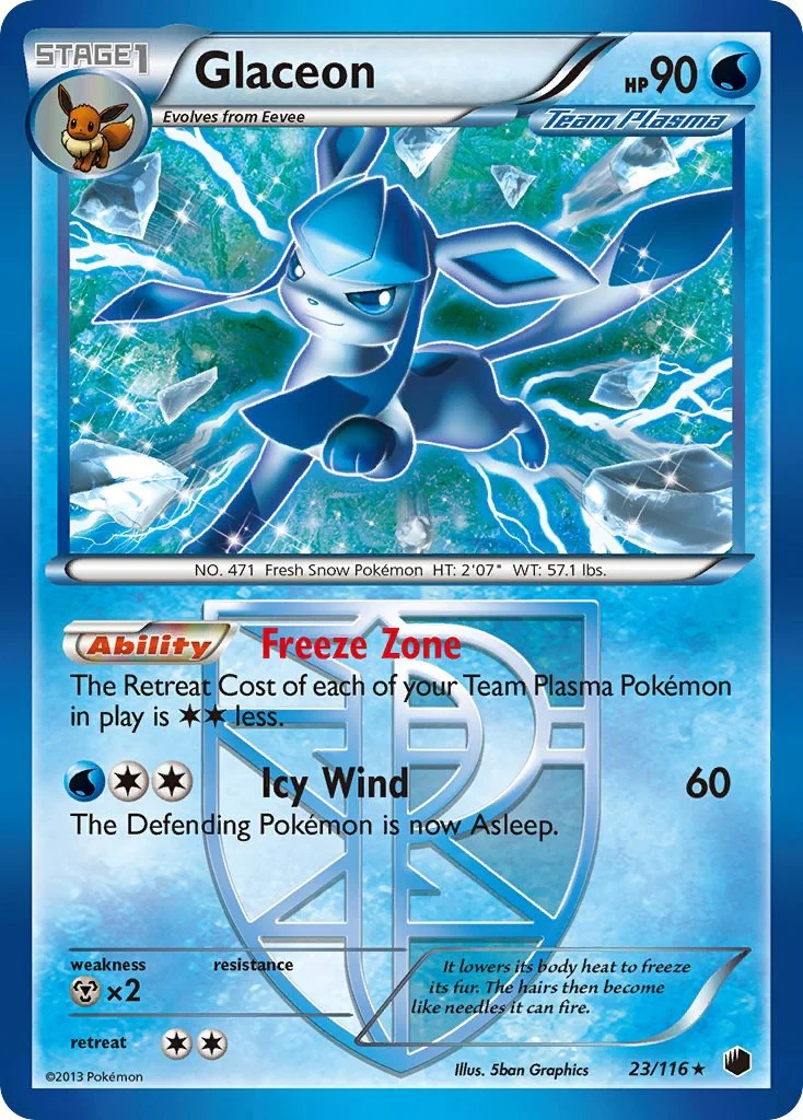 Pokemon TCG: Glaceon (Team Plasma) [PLF - 23/116]