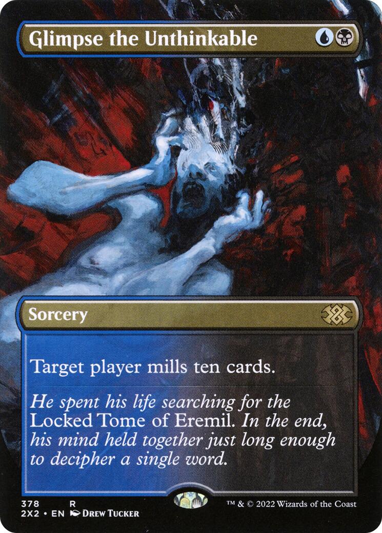 Magic: The Gathering - Glimpse the Unthinkable (Borderless) [2X2 - 378]