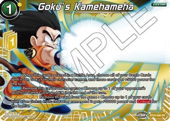 Dragon Ball Super: Goku's Kamehameha Critical Blow [BT22 - BT22-086]