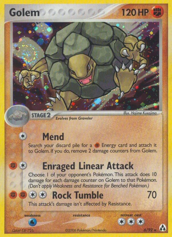 Pokemon TCG: Golem [LM - 6/92]