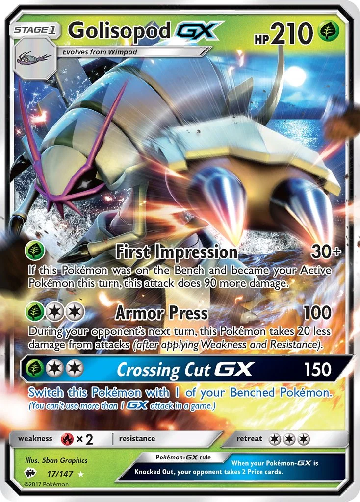 Pokemon TCG: Golisopod GX [SM03 - 17/147]