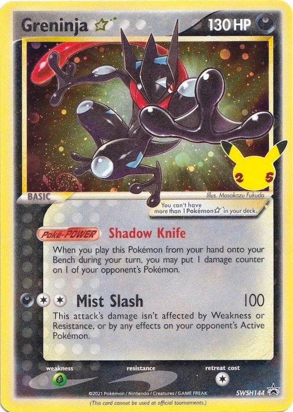 Pokemon TCG: Greninja Star [SWSD - SWSH144]