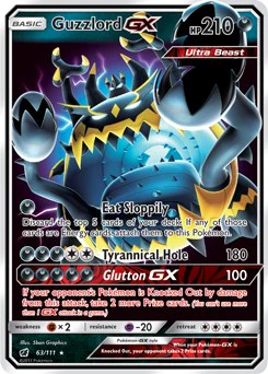 Pokemon TCG: Guzzlord GX [SM04 - 63/111]