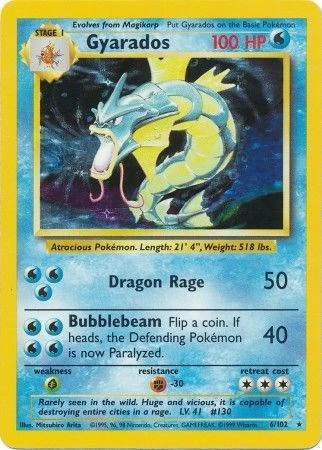 Pokemon TCG: Gyarados [BS - 006/102]