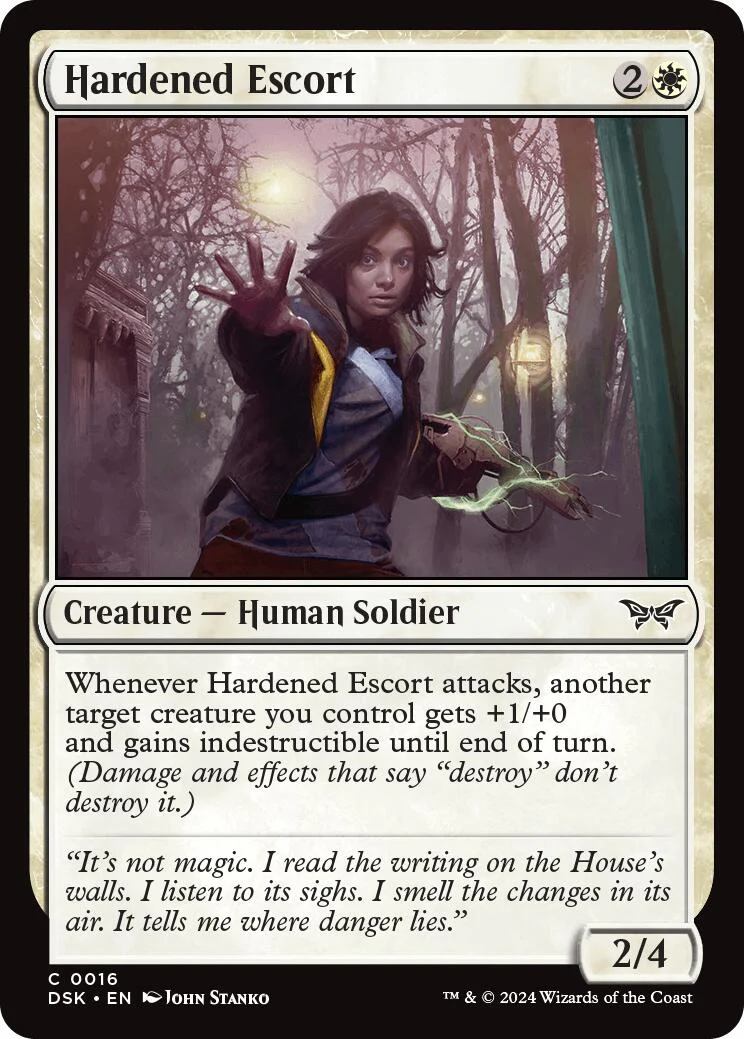 Magic: The Gathering - Hardened Escort [DSK - 16]