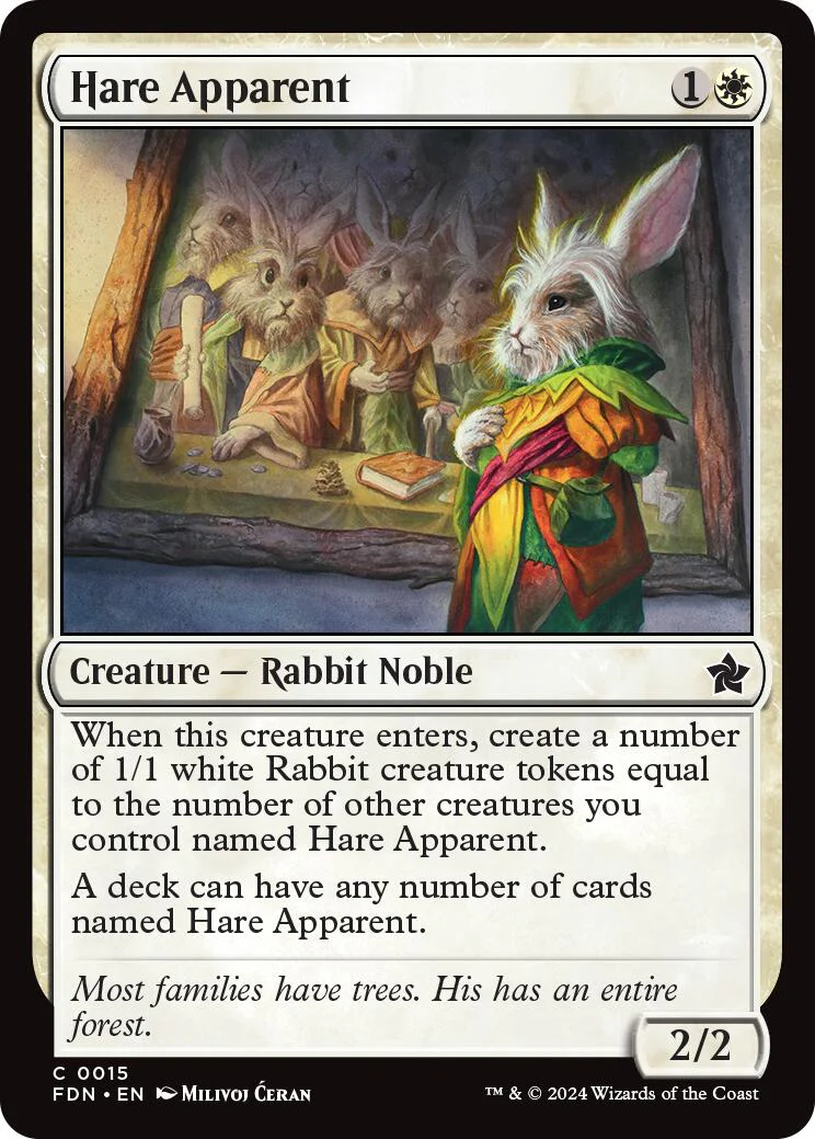 Magic: The Gathering - Hare Apparent [FDN - 15]